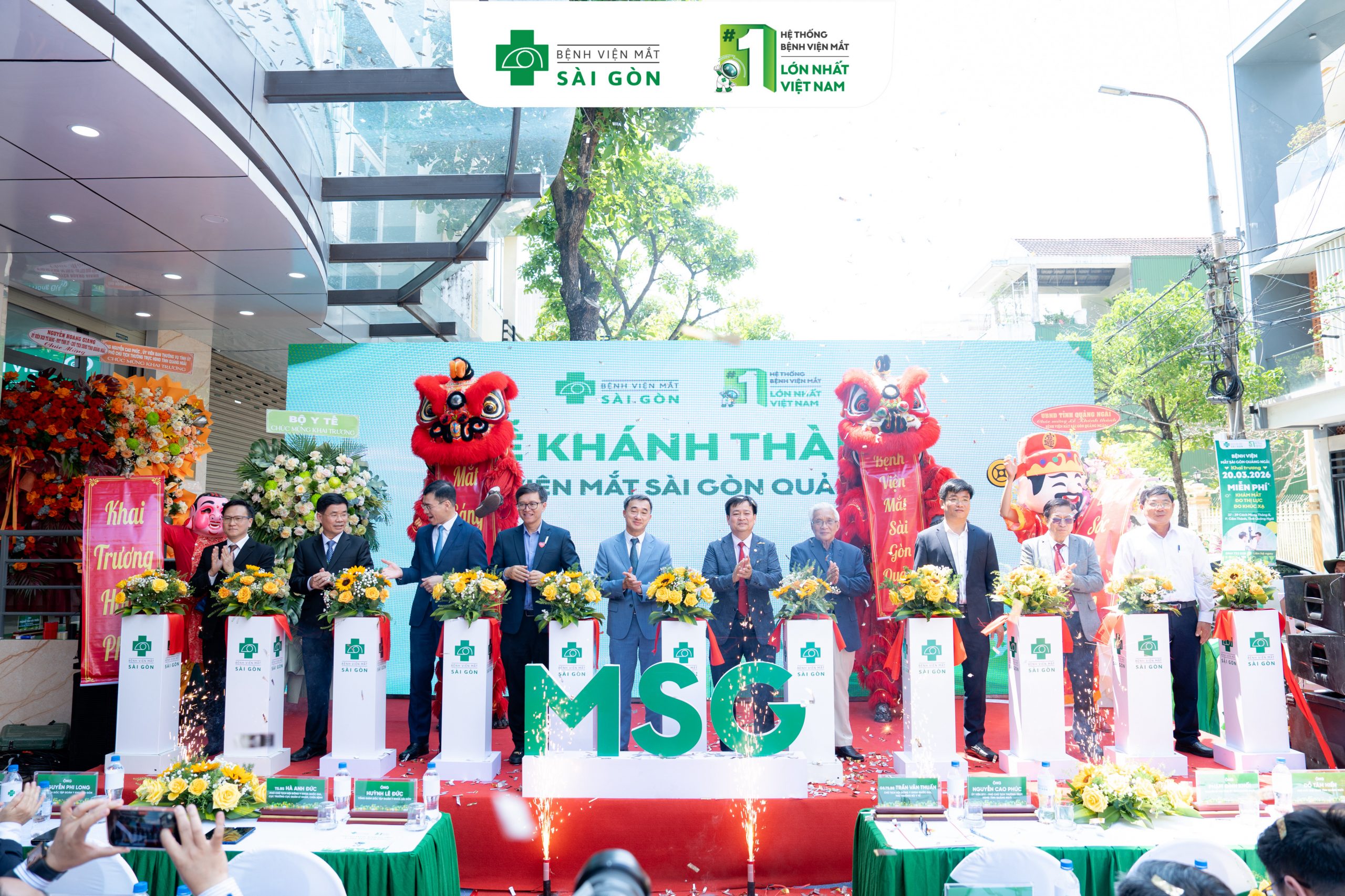 LỄ KHÁNH THÀNH BỆNH VIỆN MẮT SÀI GÒN QUẢNG NGÃI